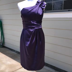 David’s Bridal purple dress size 8